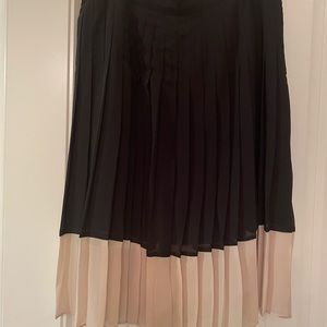 Ann Taylor pleated midi skirt